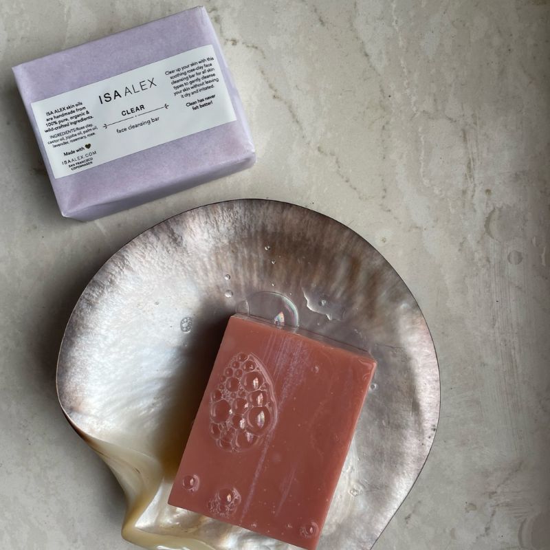 ISA ALEX Clear face cleansing bar