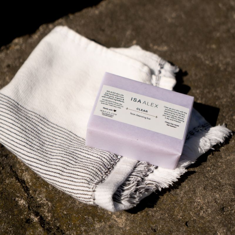 ISA ALEX Clear face cleansing bar
