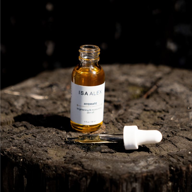ISA ALEX hydrate skin oil bottle