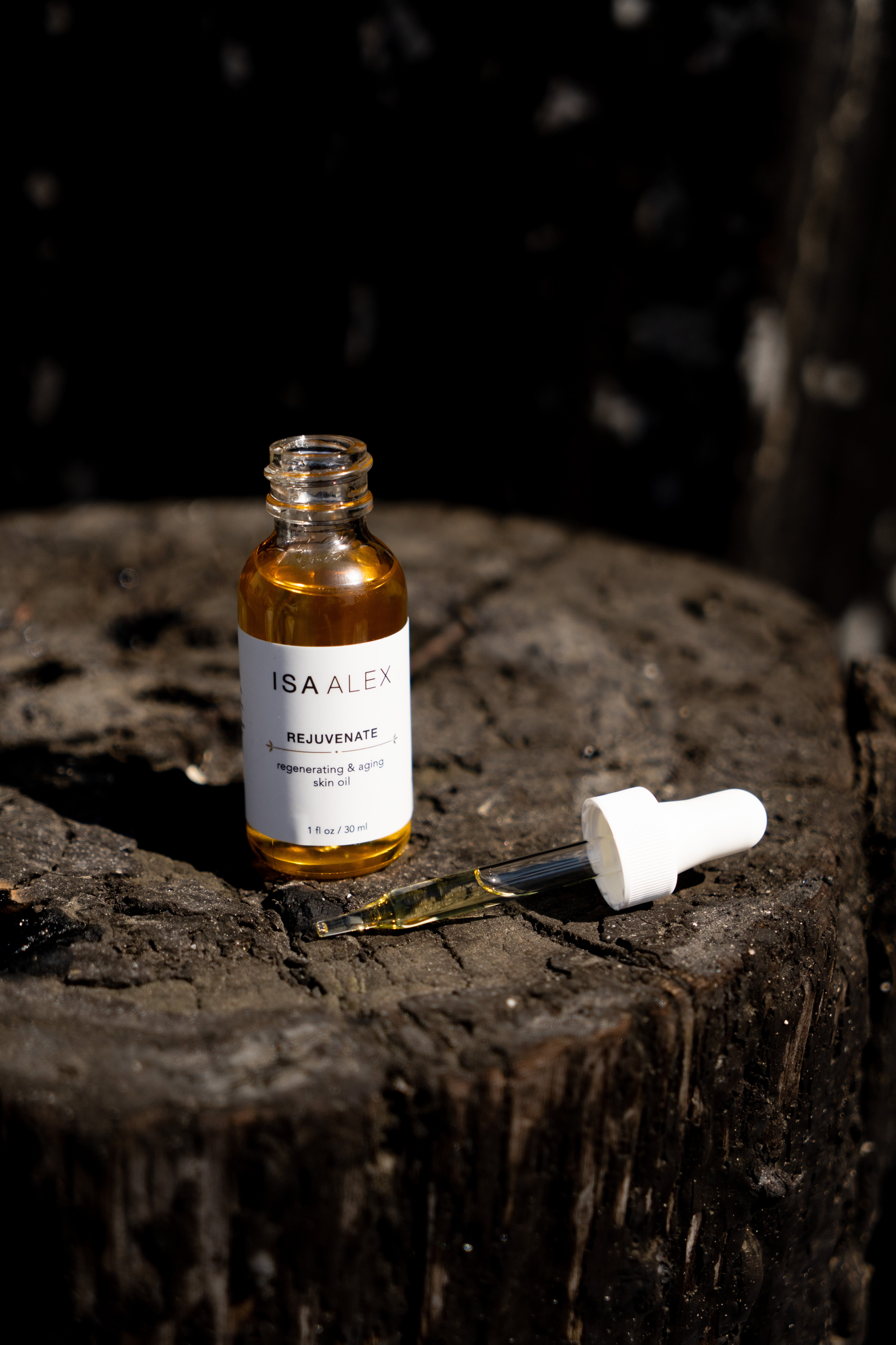 ISA ALEX Rejuvenate skincare oil bottle