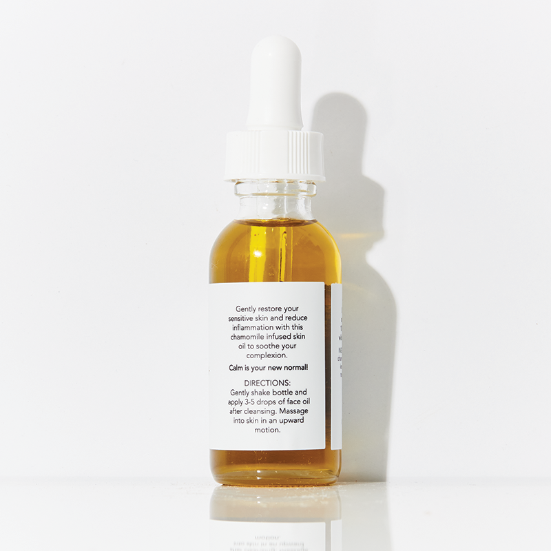 ISA ALEX Soothe skincare oil bottle on a white background